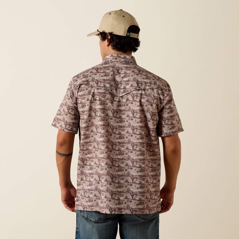 Printed VentTEK Western Yoke Classic Fit Snap Shirt
