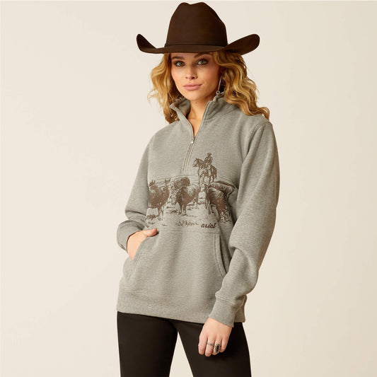 Ariat Grey Western Sweatshirt