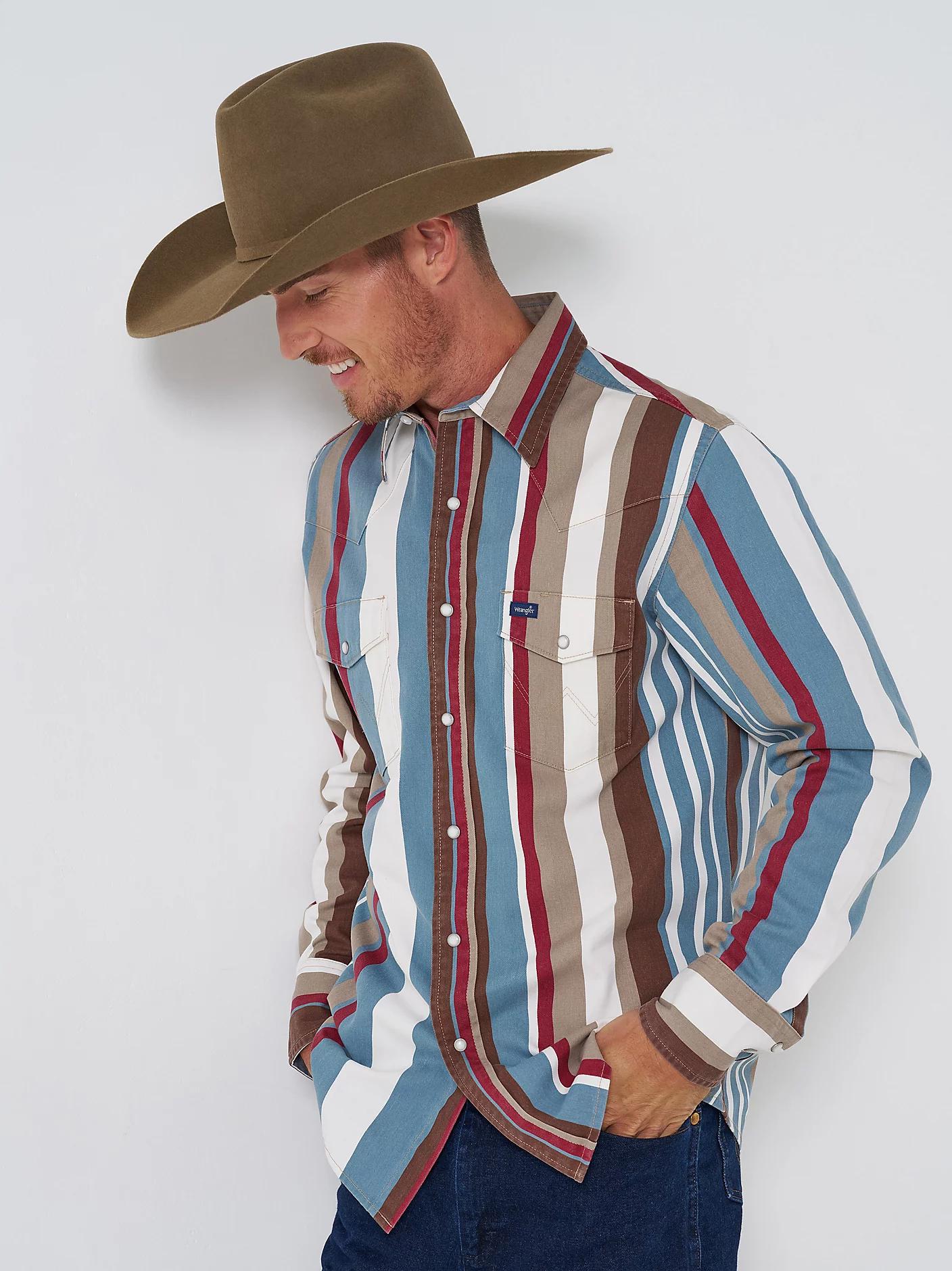 Wrangler Men's Brushpopper Snap Shirt