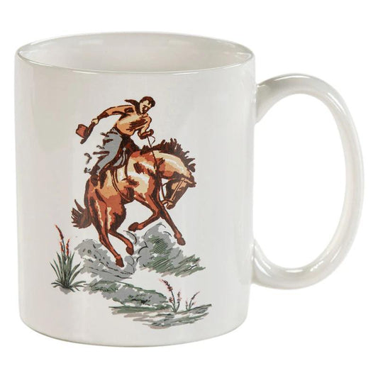 Hi End Western Ranch Life Bronco Mug