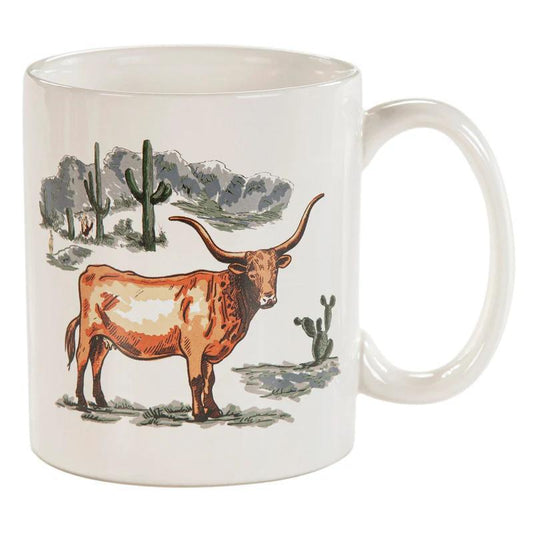 Hi End Ranch Life Longhorn Mug