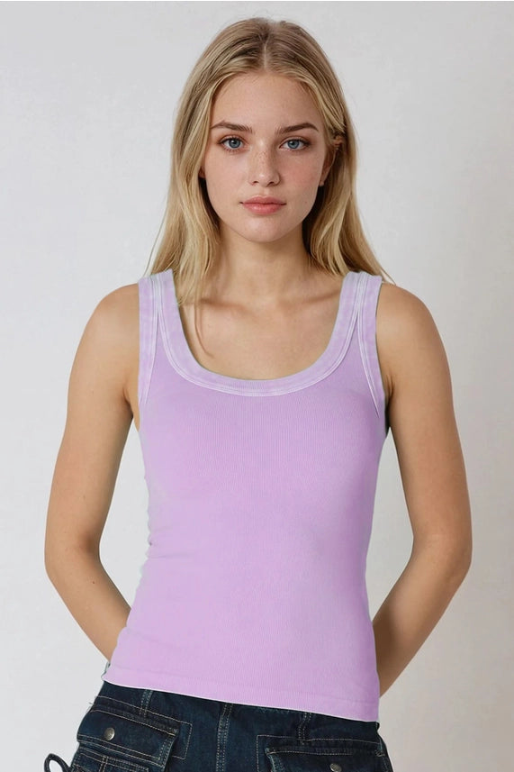 Nikibiki Vintage Reversible Ribbed Tank