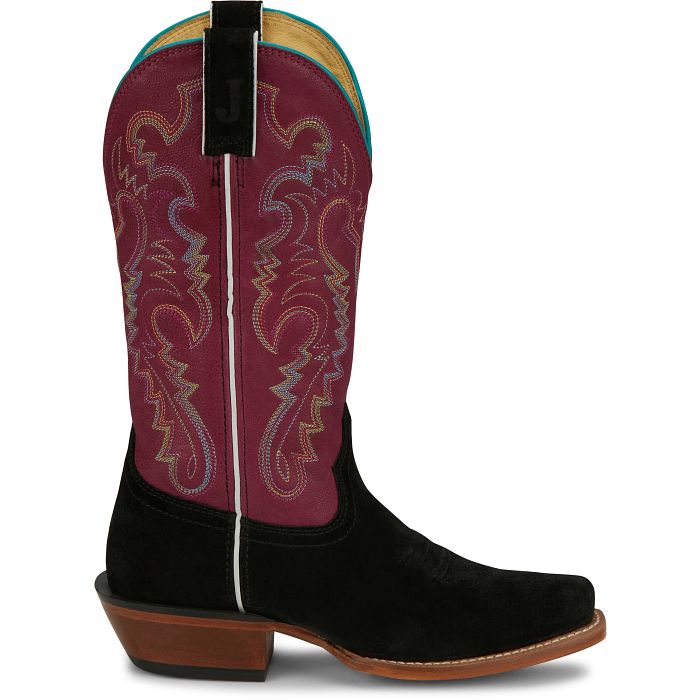 Justin Annie Up Midnight Mulberry Boot