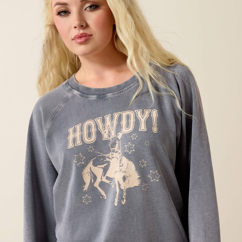 Ariat Howdy Vintage Raglan Sweatshirt