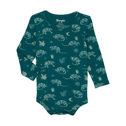 Wrangler Green Armadillo Onesie