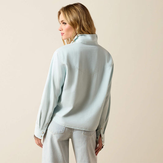 Ariat Asheville Snap Shirt Blue