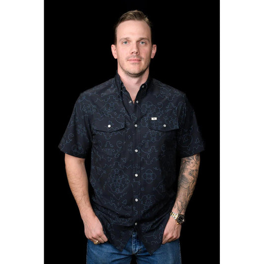Ferrell Black Carson Snap SS Shirt