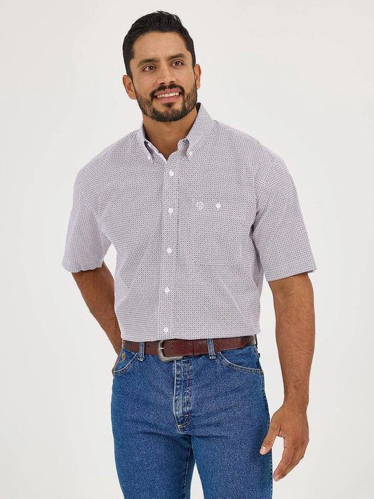 Wrangler George Strait Blue Print Shirt