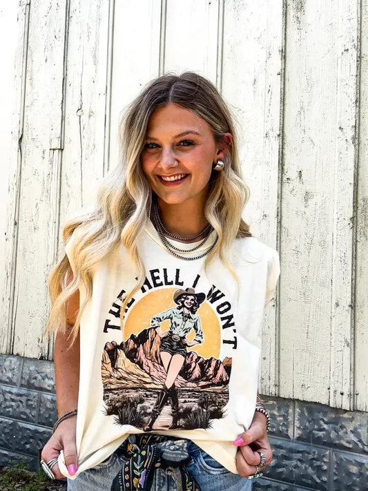 H&S Hell I Won't Muscle Tank