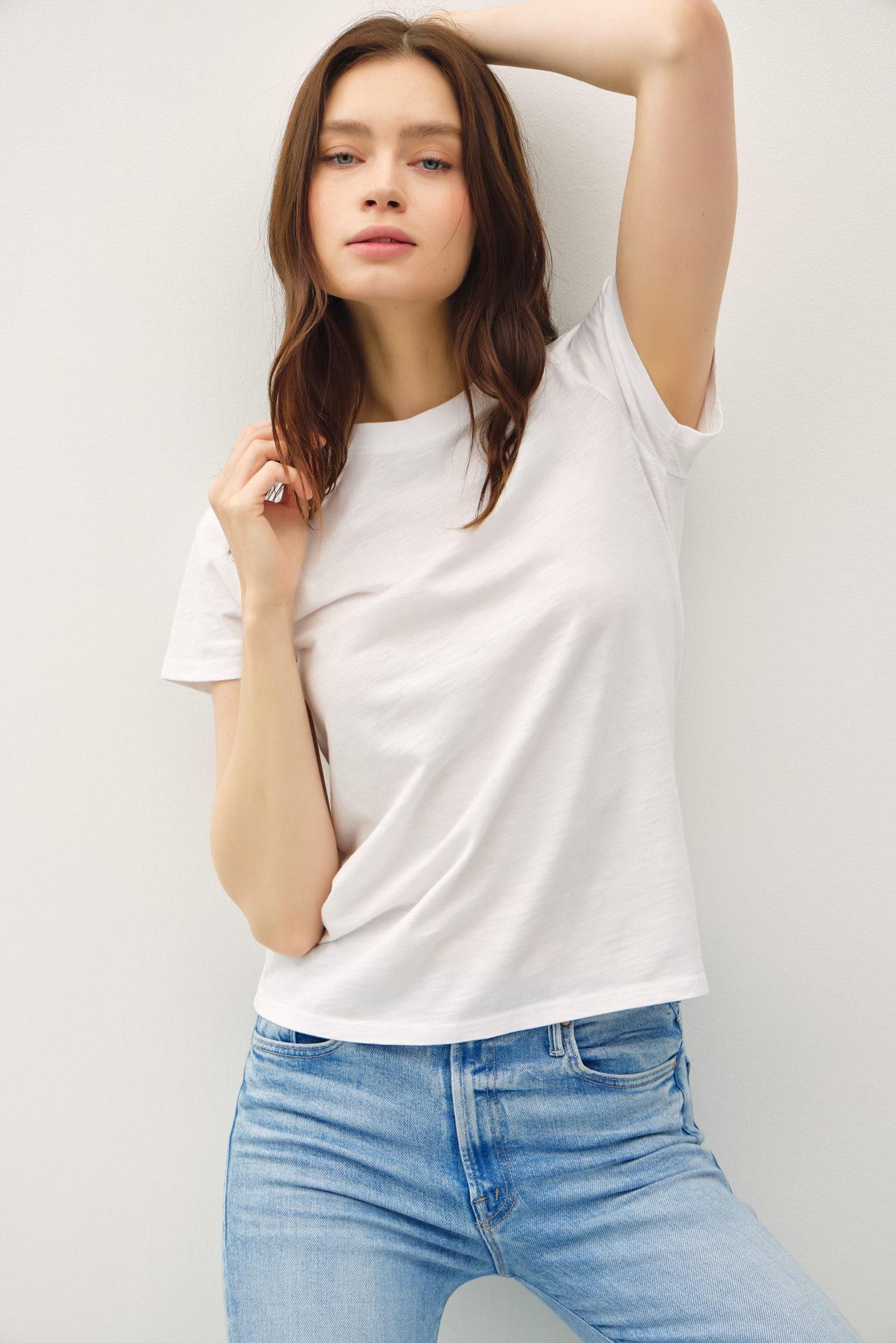 Be Cool White Classic Cotton Tee