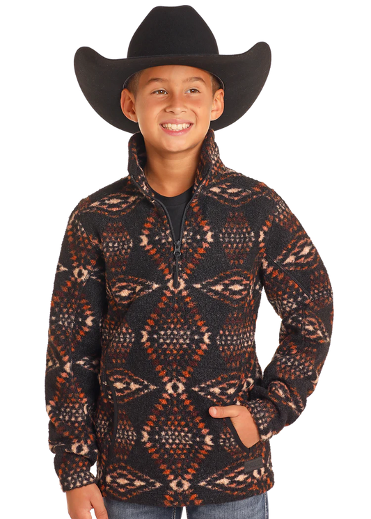 Rock&Roll Kids Aztec Berber Pullover