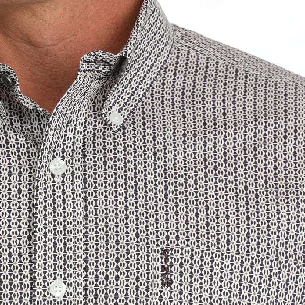Cinch Black Geo Modern Fit Shirt