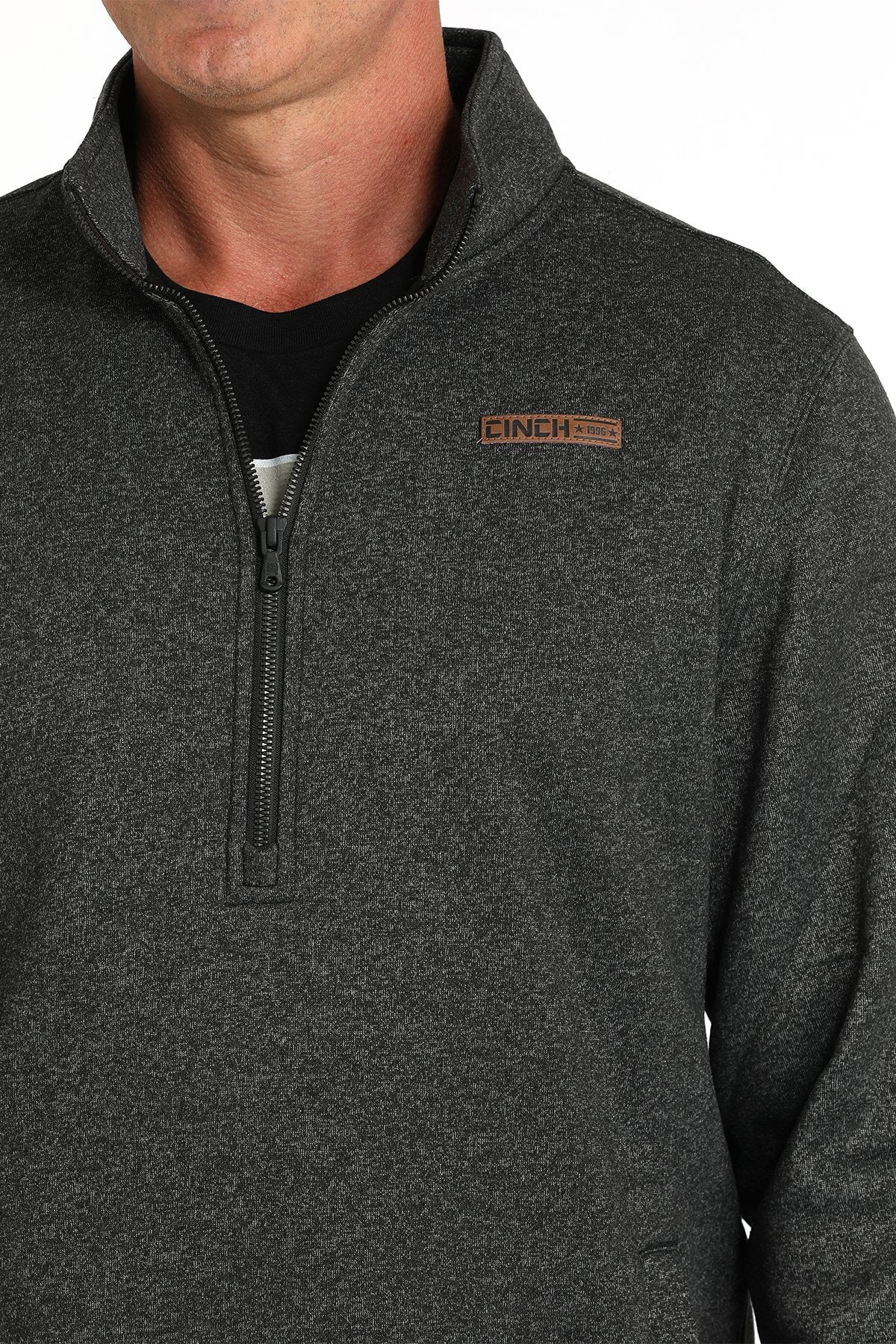 Cinch 1/2 Zip Pullover Black