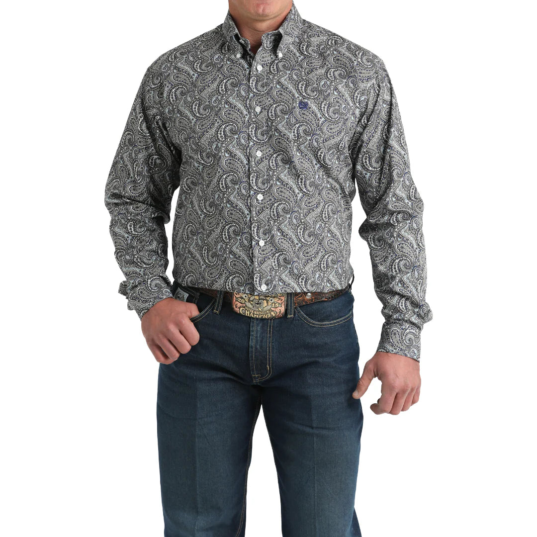 Cinch Men's Paisley Button Down Shirt