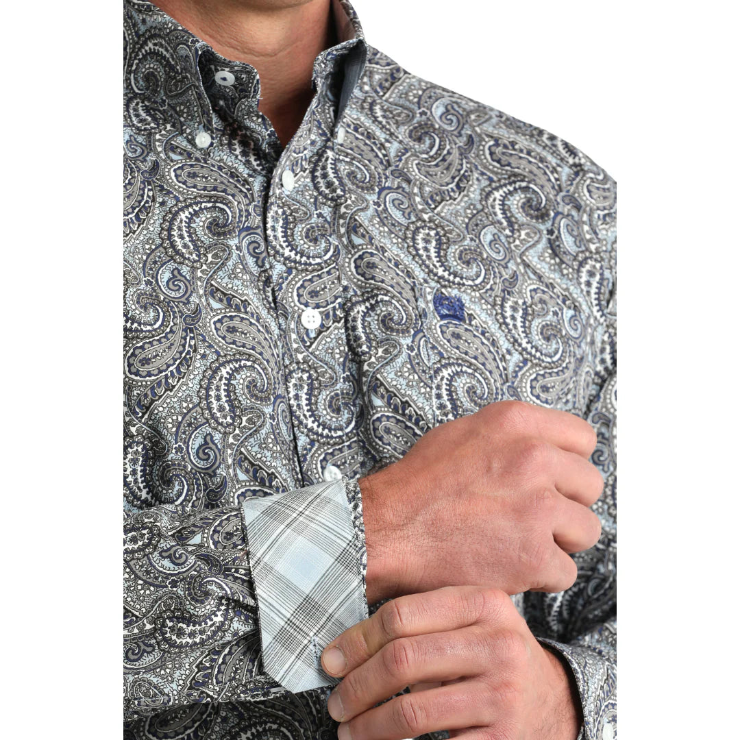 Cinch Men's Paisley Button Down Shirt