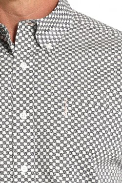 Cinch Black/Pink Modern Fit Print Shirt