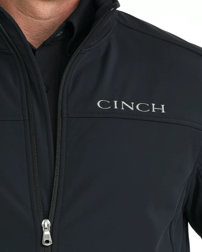 Cinch Mens Black Bonded Windproof Jacket