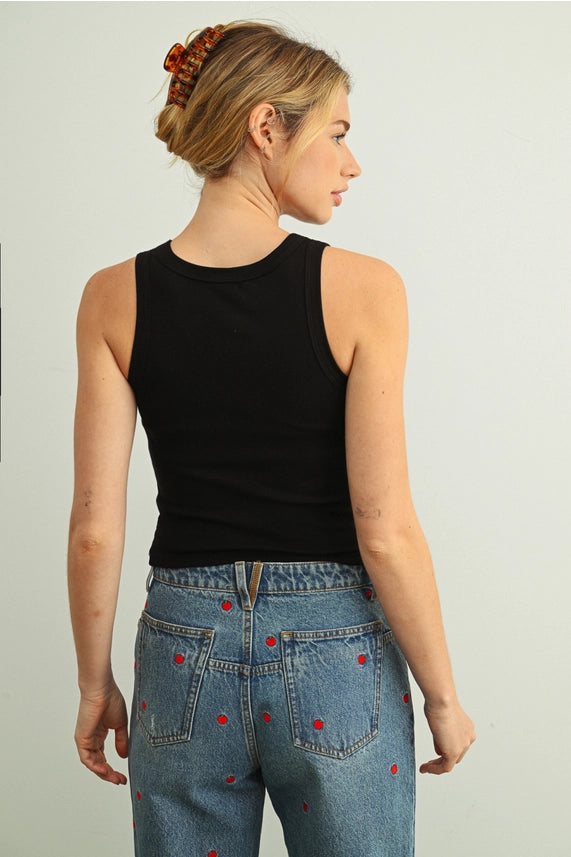 Miou Muse Ribbed Tank