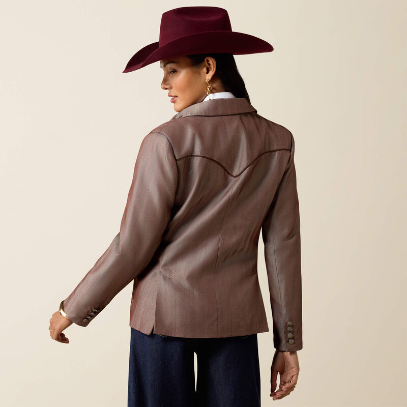 Ariat Herringbone Blazer Chicory Coffee