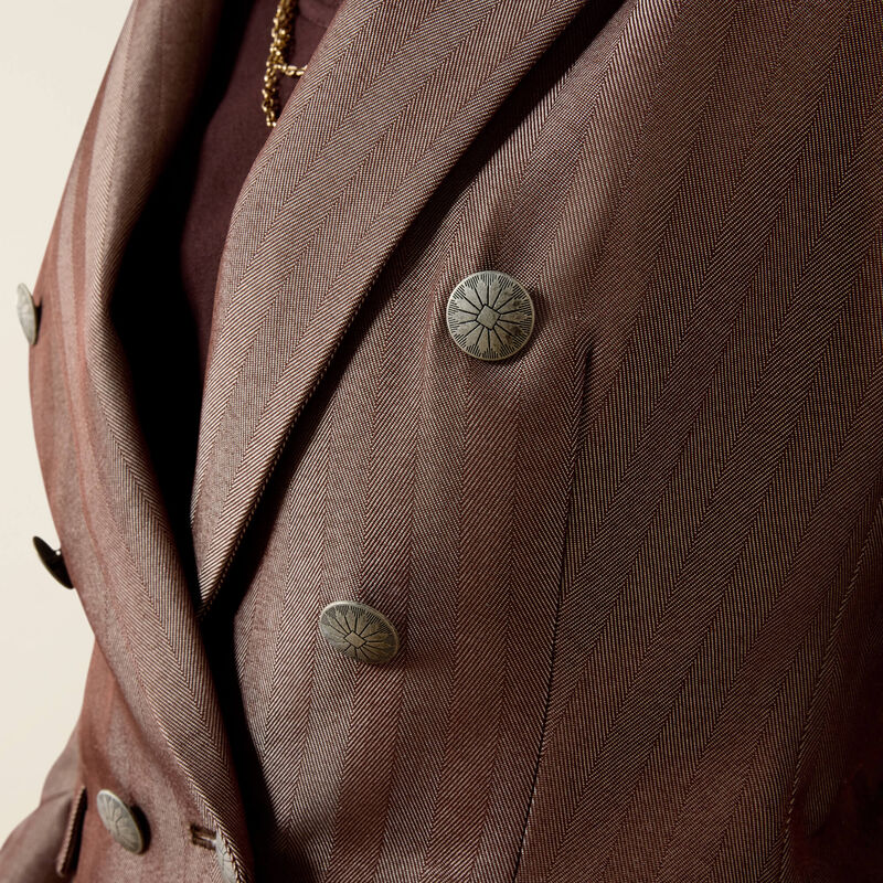 Ariat Herringbone Blazer Chicory Coffee