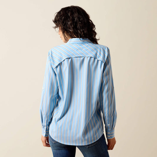 Ariat Blissful Blue Striped Venttek Shirt