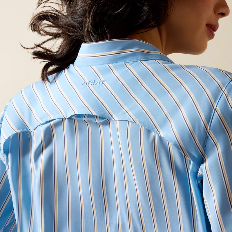 Ariat Blissful Blue Striped Venttek Shirt