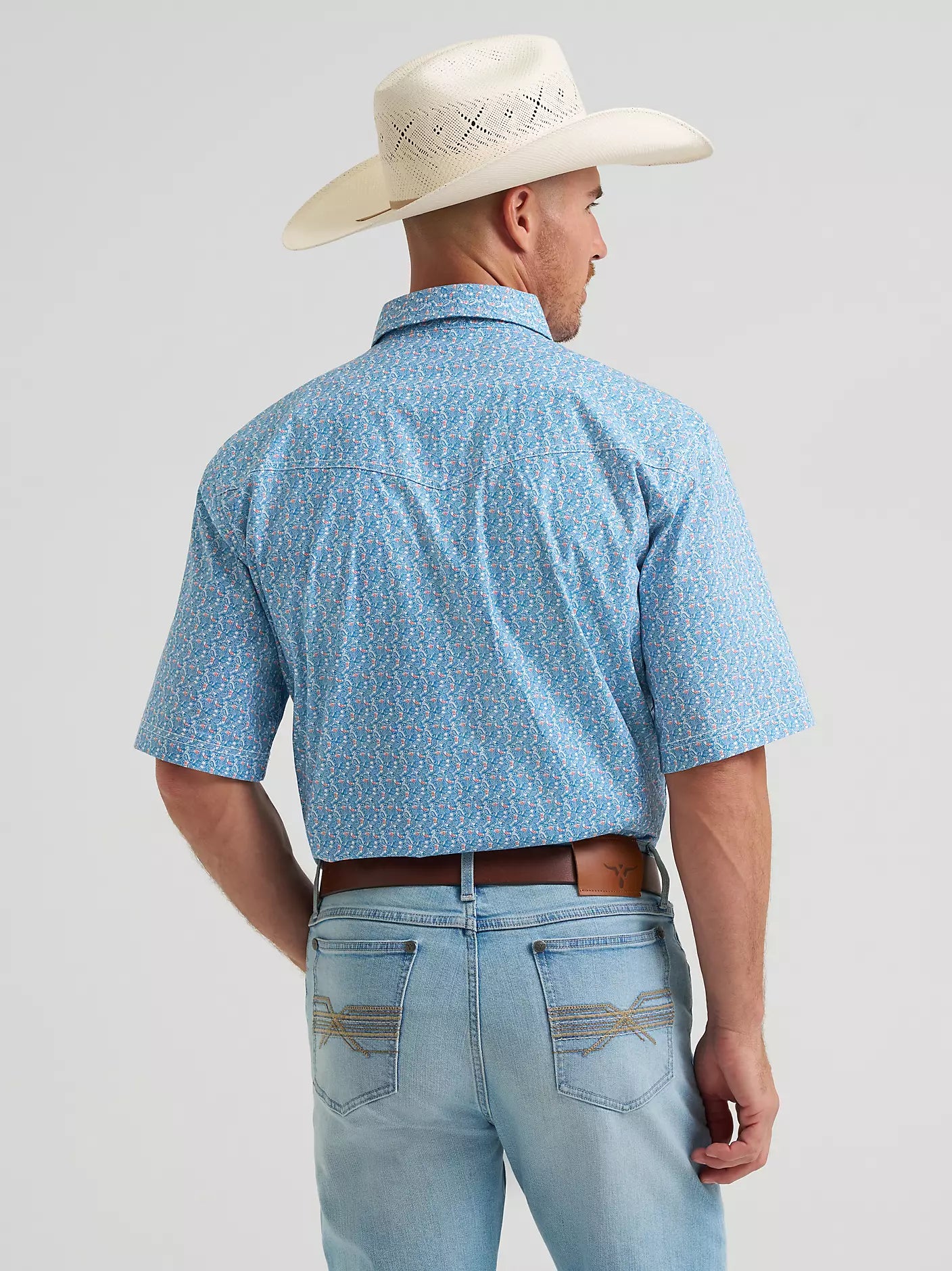 Wrangler Men's Blue Joy Snap Shirt