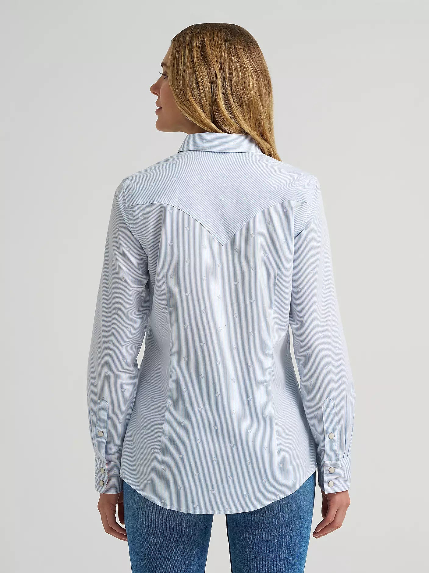 Wrangler Blue Star Snap Top