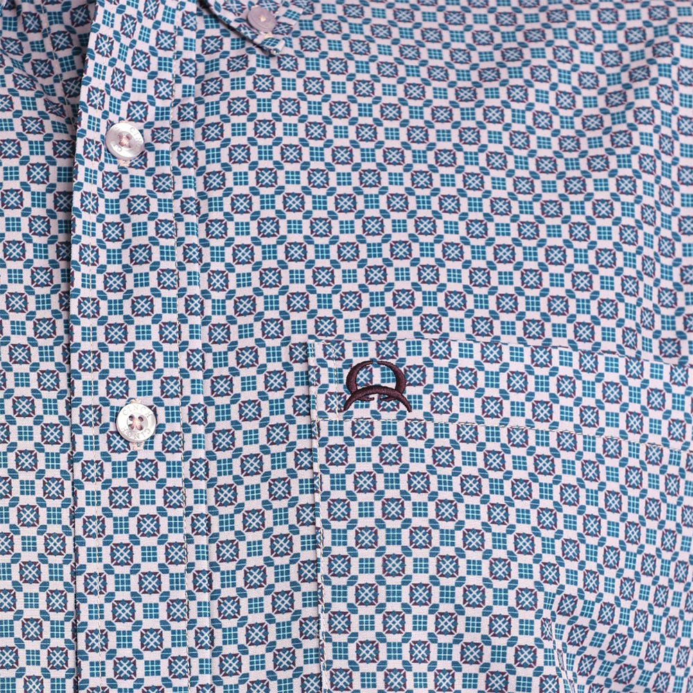 CinchSS Arenaflex Blue/Purple Geo Print Shirt