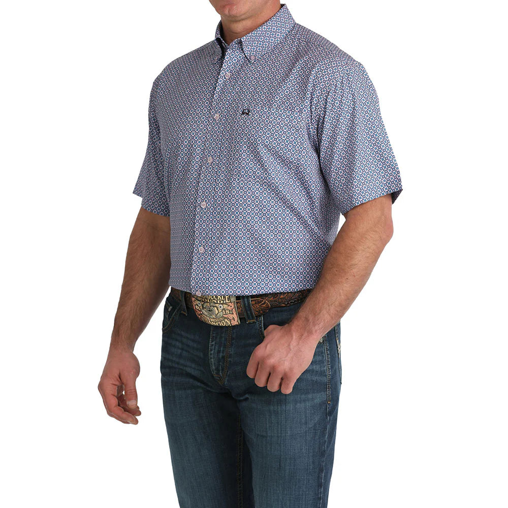 CinchSS Arenaflex Blue/Purple Geo Print Shirt