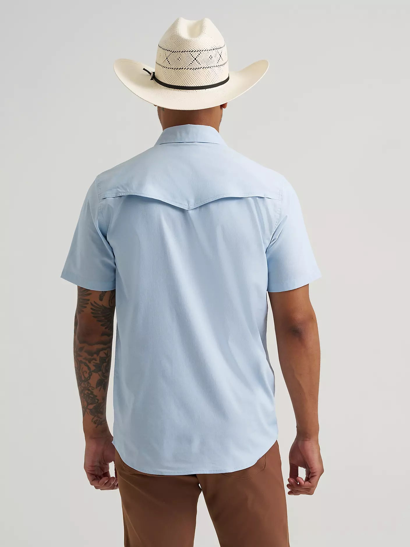 Wrangler All Terrain Drover Utility SS Shirt Blue
