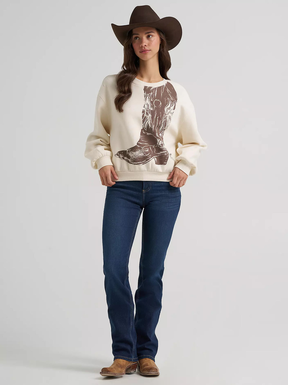 Wrangler Boot Graphic Sweatshirt