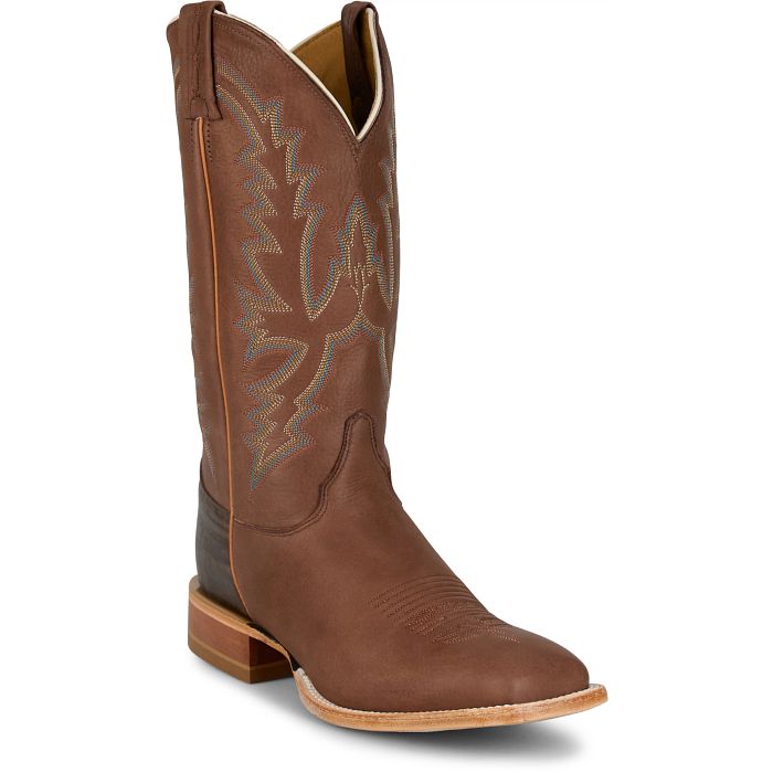 Justin Boston Chocolate Deer Brown Boot