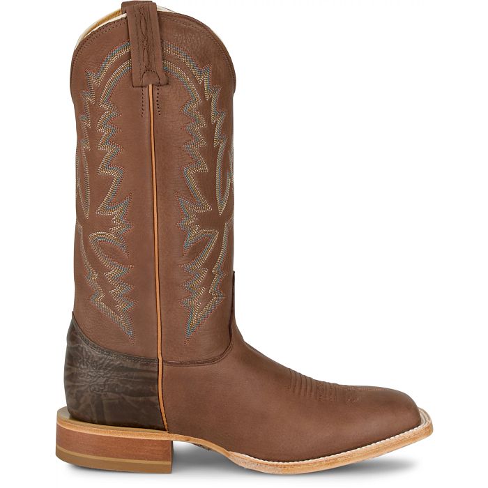 Justin Boston Chocolate Deer Brown Boot