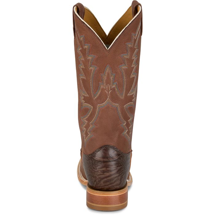 Justin Boston Chocolate Deer Brown Boot