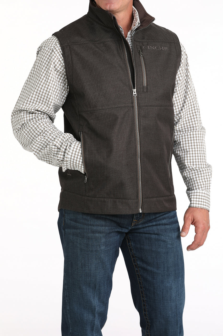 Cinch Bonded Vest Brown