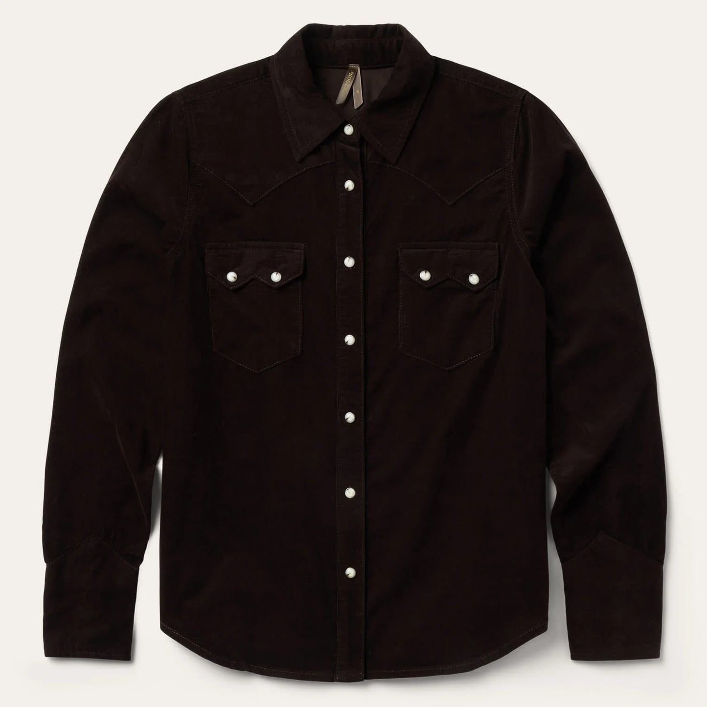 Stetson Brown Corduroy Snap Shirt