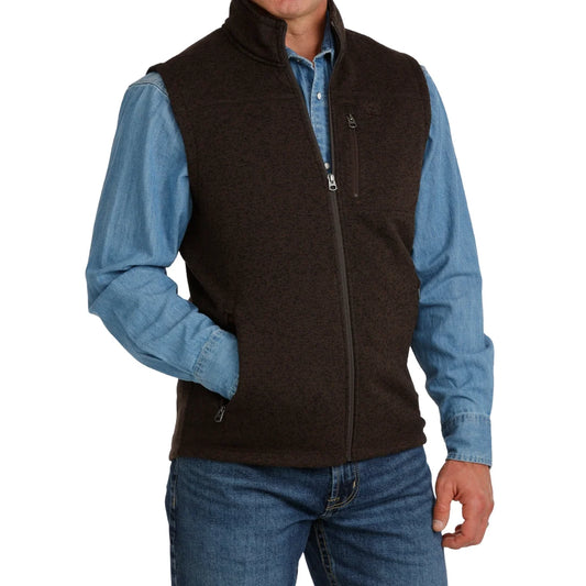 Cinch Mens Brown Sweater Vest