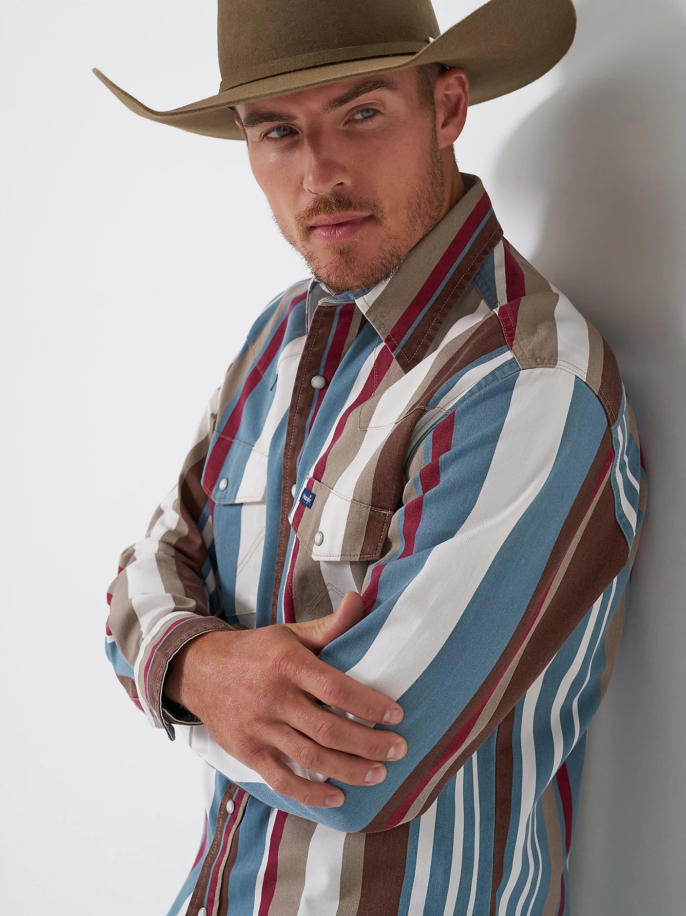 Wrangler Men's Brushpopper Snap Shirt