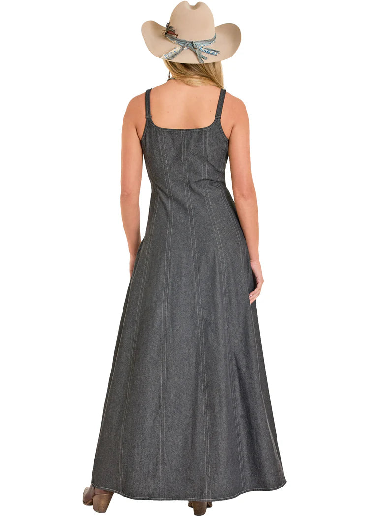 Rock&Roll Buckle Maxi Dress