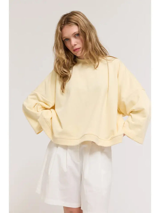 G&G Butter Terry Crewneck Top