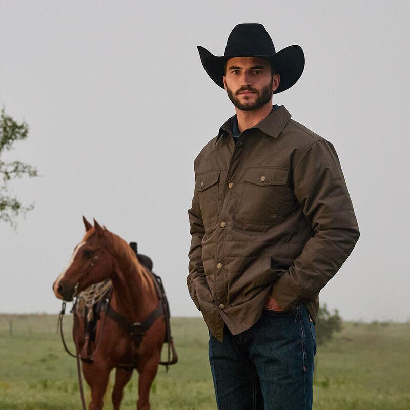 Ariat Quilted Shirt Jacket Dk Olive