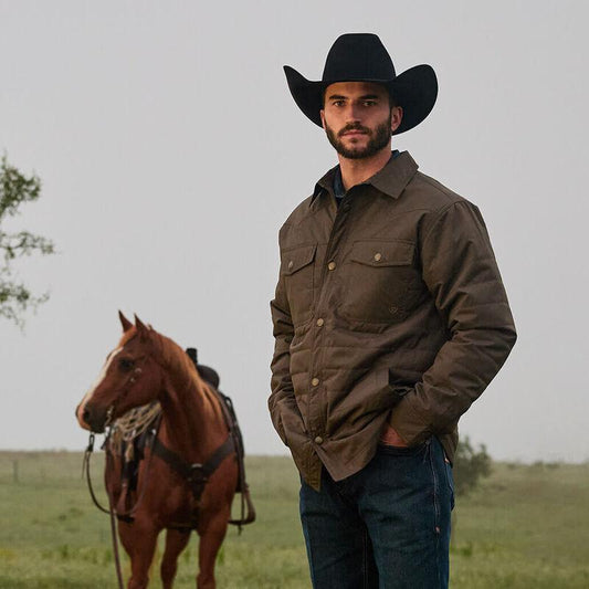 Ariat Quilted Shirt Jacket Dk Olive