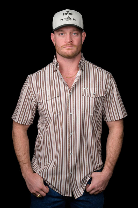 Ferrell Wyatt Brown Short Sleeve Snap