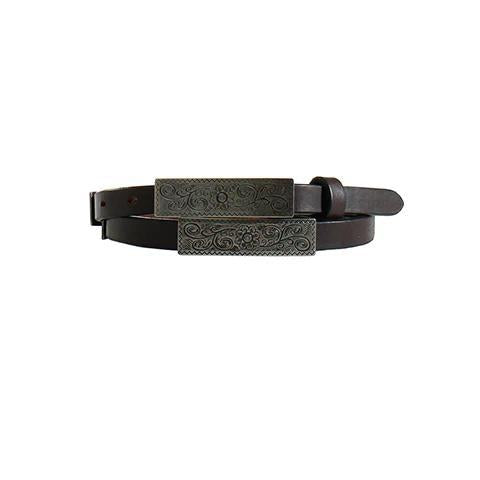 Angle Ranch Floral Concho Belt