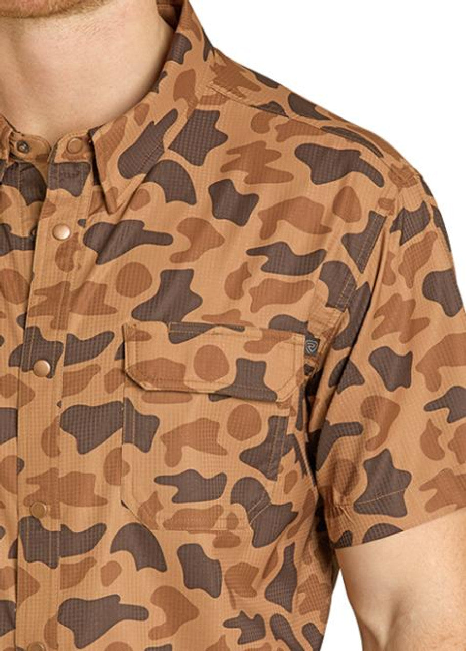 Rock&Roll SS Camel Camo Tek Shirt