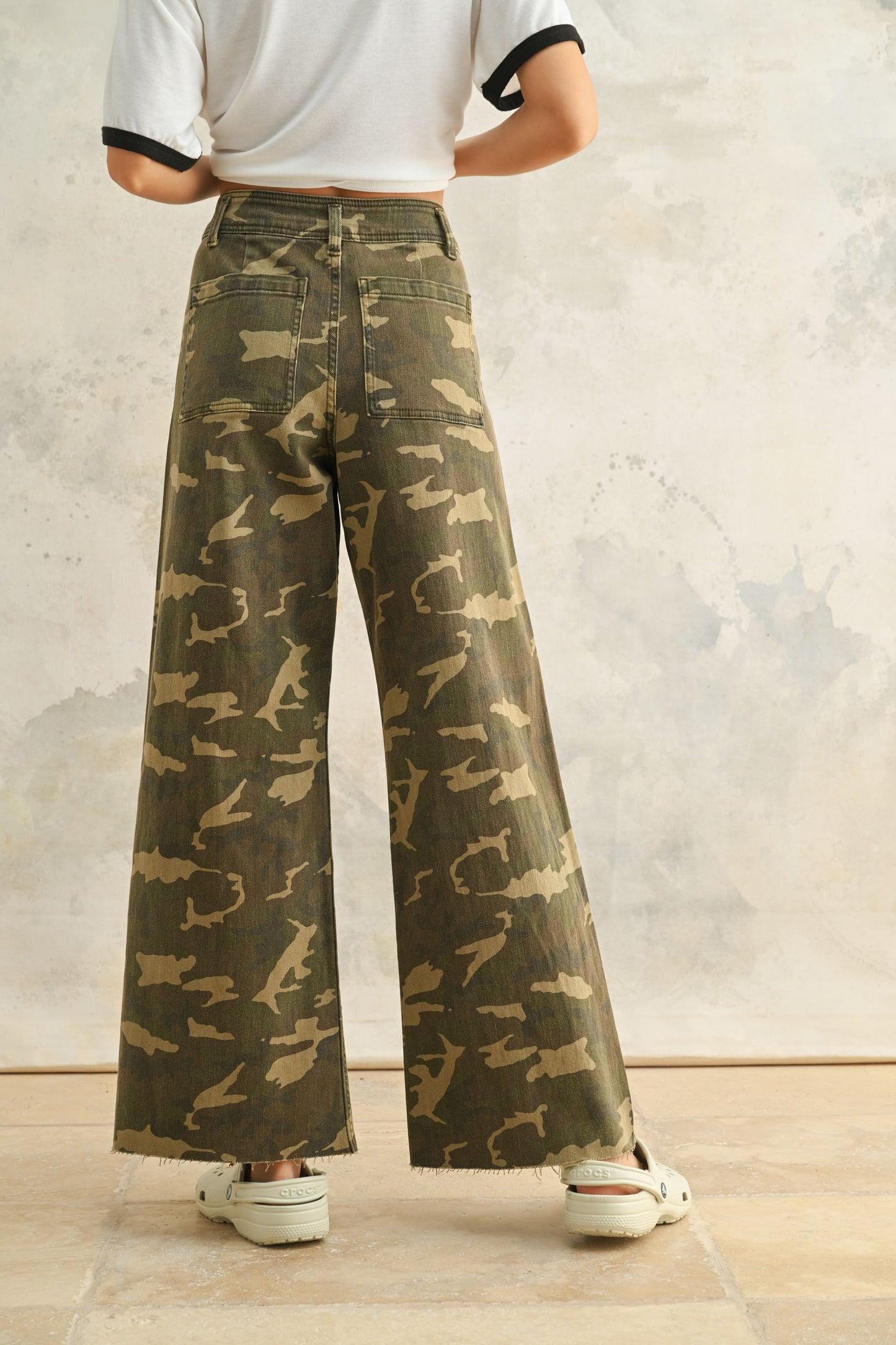 Miou Muse Camo Stretch Pants