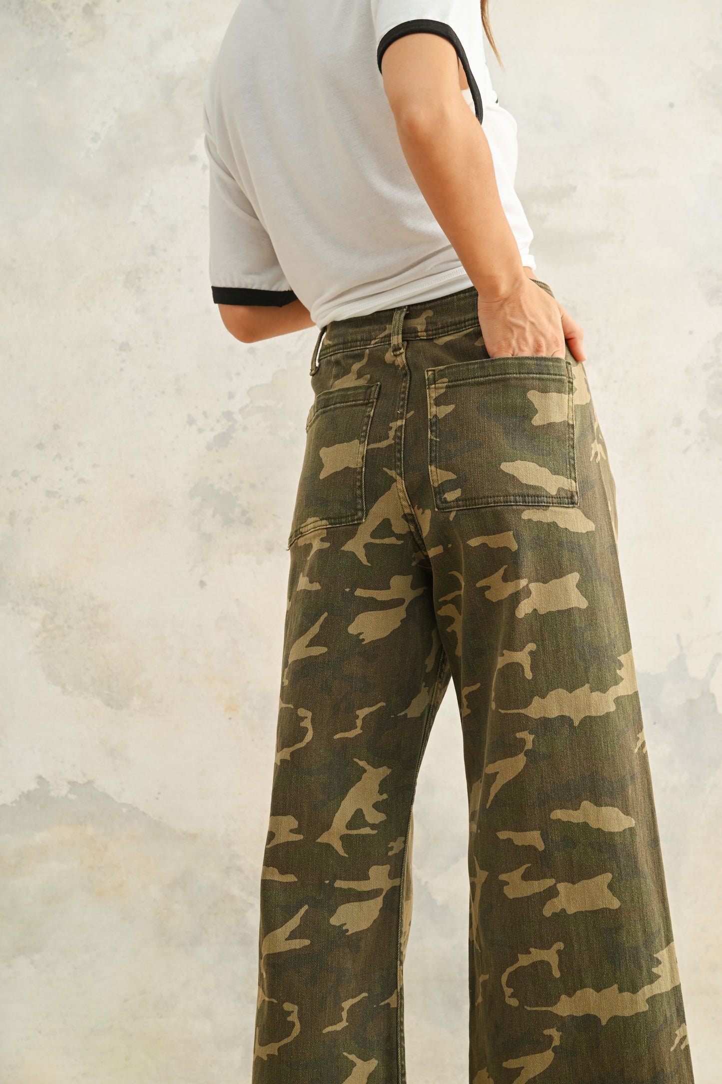 Miou Muse Camo Stretch Pants