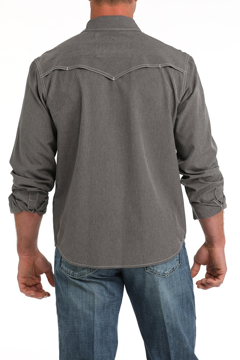 Cinch Arenaflex Western Shirt Charcoal