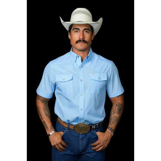 Ferrell Carson in Light Blue - SS Snap - Petticoat Junction